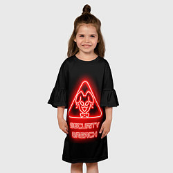 Платье клеш для девочки Logo Five Nights at Freddys: Security Breach, цвет: 3D-принт — фото 2