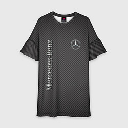 Детское платье Mercedes карбоновые полосы