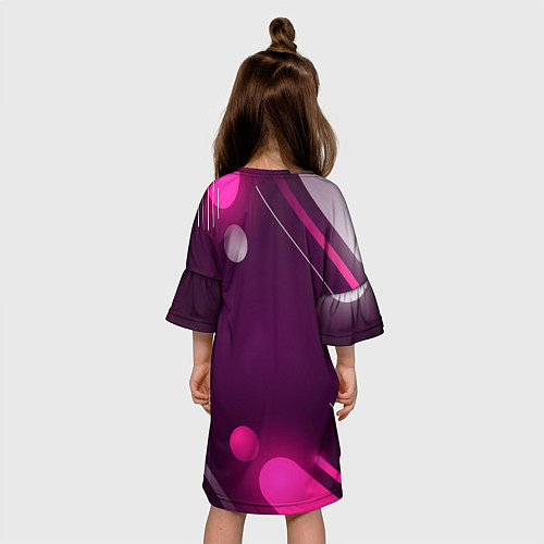 Детское платье EVE ЕВА PINK BrawlStars / 3D-принт – фото 4