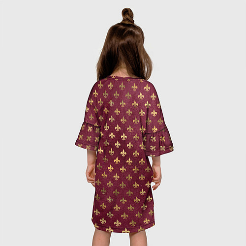 Детское платье Классические узоры classic / 3D-принт – фото 4