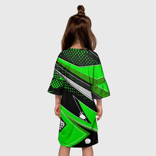 Детское платье Eve Brawlstars green / 3D-принт – фото 4