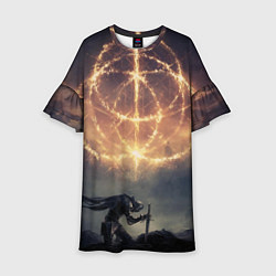 Платье клеш для девочки Арт Elder Ring, цвет: 3D-принт
