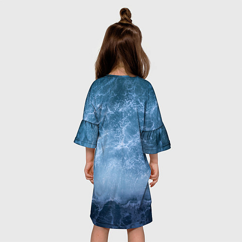 Детское платье Валькнут символ Бога Одина 3D / 3D-принт – фото 4