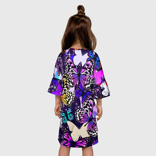 Детское платье Бабочки Butterflies / 3D-принт – фото 4