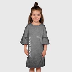 Платье клеш для девочки ЯГУАР, цвет: 3D-принт — фото 2
