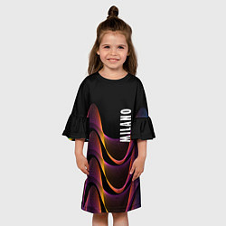 Платье клеш для девочки Fashion pattern Neon Milano, цвет: 3D-принт — фото 2