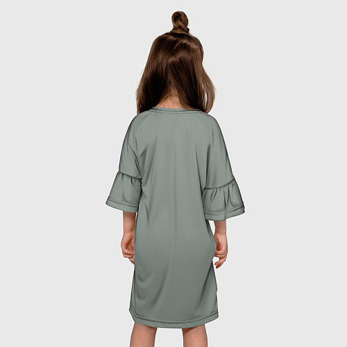 Детское платье Цветочный горшок now or never / 3D-принт – фото 4
