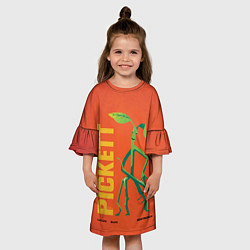 Платье клеш для девочки Фантастические Твари Pickett, цвет: 3D-принт — фото 2