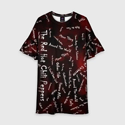 Платье клеш для девочки Red Hot Chili Peppers - 2022, цвет: 3D-принт