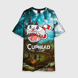 Детское платье Cuphead Zombie