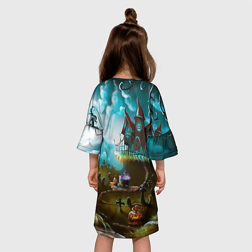 Детское платье Cuphead Zombie / 3D-принт – фото 4