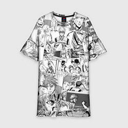 Платье клеш для девочки Kuroko no Basket pattern, цвет: 3D-принт