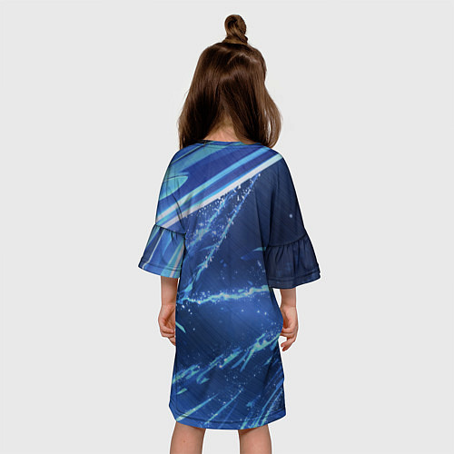 Детское платье Геншин Аято-гидроперсонаж / 3D-принт – фото 4