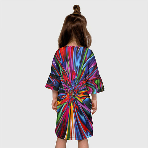 Детское платье Color pattern Impressionism / 3D-принт – фото 4