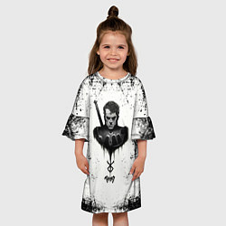Платье клеш для девочки БЕРСЕРК BERSERK, цвет: 3D-принт — фото 2
