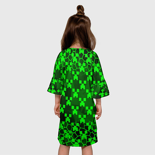 Детское платье Minecraft КРИПЕРЫ / 3D-принт – фото 4