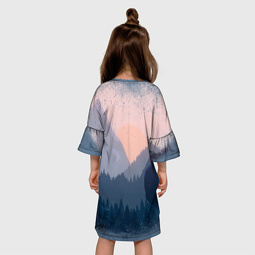 Детское платье Call of the Mountain / 3D-принт – фото 4