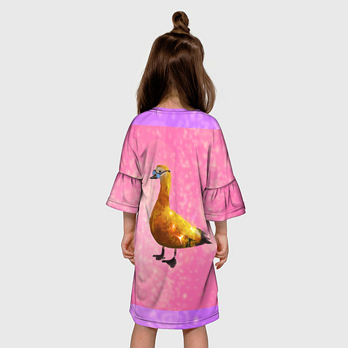 Детское платье Блистай как утка огарь / 3D-принт – фото 4