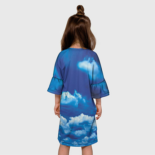 Детское платье Самолет Ил 96-300 / 3D-принт – фото 4