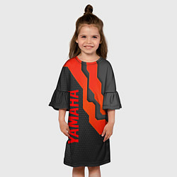Платье клеш для девочки YAMAHA ЯМАХА - БРОНЯ, цвет: 3D-принт — фото 2