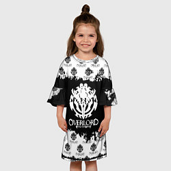 Платье клеш для девочки Overlord паттерн, цвет: 3D-принт — фото 2