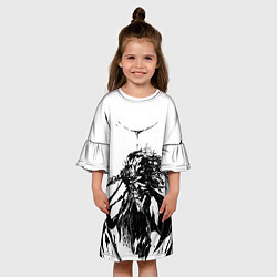 Платье клеш для девочки МАЛЕНИЯ ELDEN RING ЭЛДЕН РИНГ, цвет: 3D-принт — фото 2