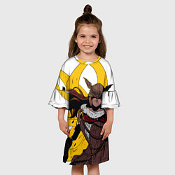 Платье клеш для девочки ELDEN RING ЭЛДЕН РИНГ КОМИКС, цвет: 3D-принт — фото 2