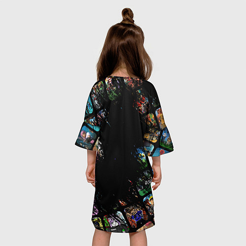 Детское платье ROBLOX СЮЖЕТЫ И ЛОГОТИП / 3D-принт – фото 4