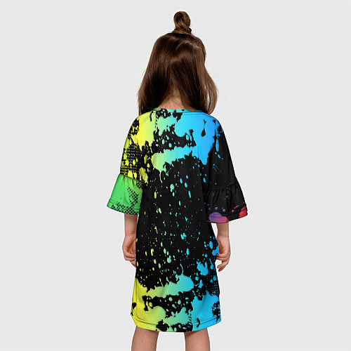 Детское платье POPPY PLAYTIME Mini Huggies / 3D-принт – фото 4