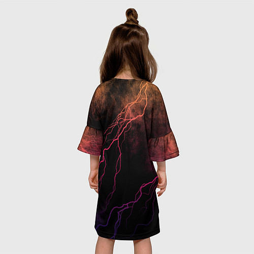 Детское платье V Rising молнии / 3D-принт – фото 4