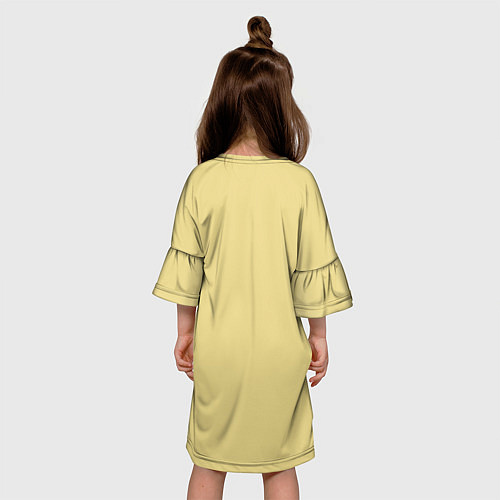 Детское платье Сер Рыцарь Грумпи Кот / 3D-принт – фото 4