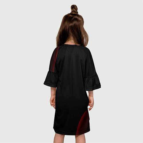 Детское платье Аниме Акира черный принт / 3D-принт – фото 4