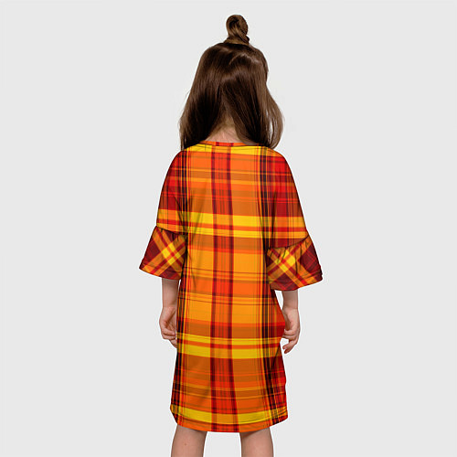 Детское платье SCOTTISH STYLE / 3D-принт – фото 4