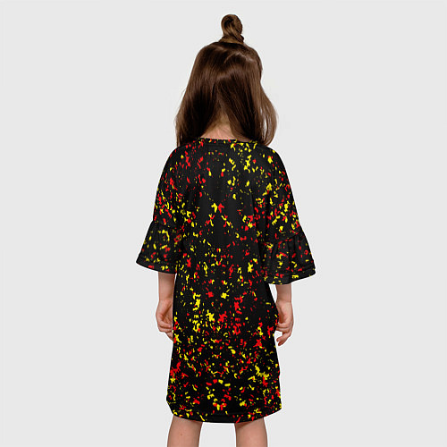 Детское платье Манчестер юнайтед краски / 3D-принт – фото 4