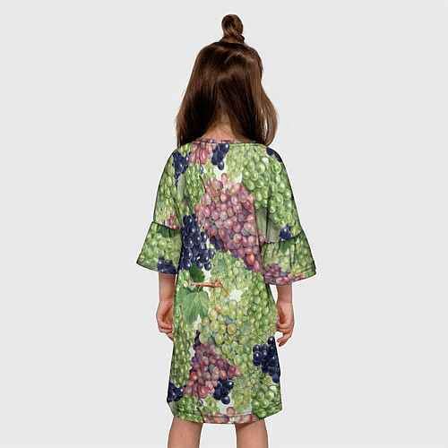 Детское платье Кисти Винограда / 3D-принт – фото 4