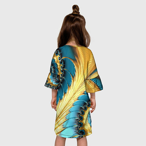 Детское платье Двойная авангардная спираль Double avant-garde spi / 3D-принт – фото 4