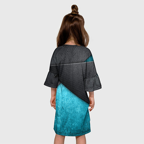 Детское платье Карбоновые пластины / 3D-принт – фото 4