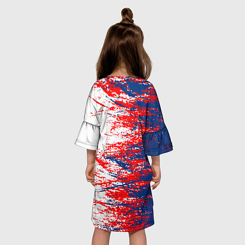 Детское платье Arsenal fc арсенал фк texture / 3D-принт – фото 4