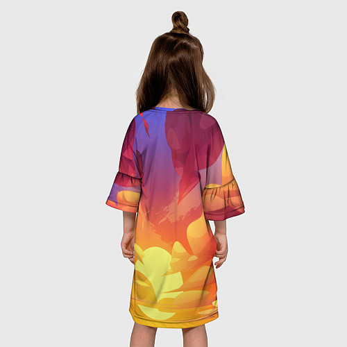 Детское платье Кли с талантом пиротехника / 3D-принт – фото 4
