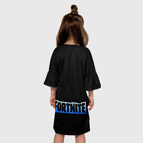 Детское платье Fortnite Absolute Zero Hero Реально кульный чувак / 3D-принт – фото 4