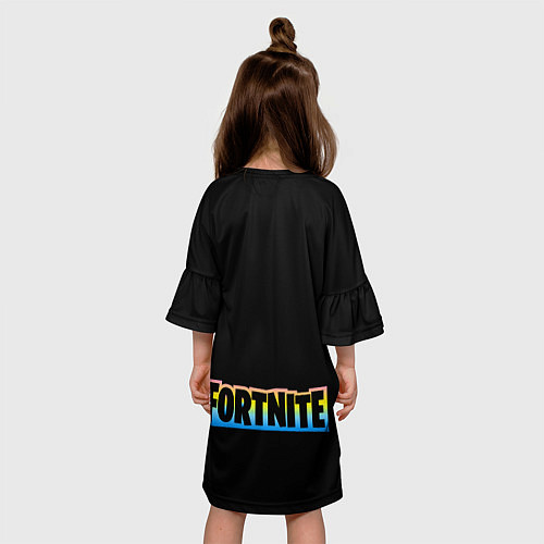 Детское платье Fortnite Carbon Commando Плутон Персонаж Видеоигра / 3D-принт – фото 4