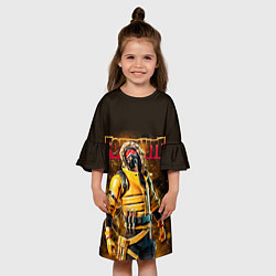 Платье клеш для девочки Fortnite Альпинист Видеоигра, цвет: 3D-принт — фото 2