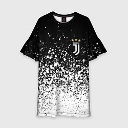 Детское платье Juventus fc брызги краски