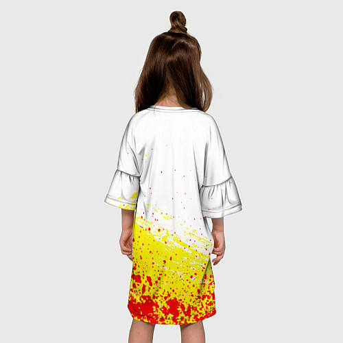 Детское платье Моя геройская академия краска / 3D-принт – фото 4