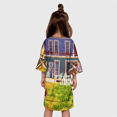 Детское платье Hello Neighbor: Дом / 3D-принт – фото 4