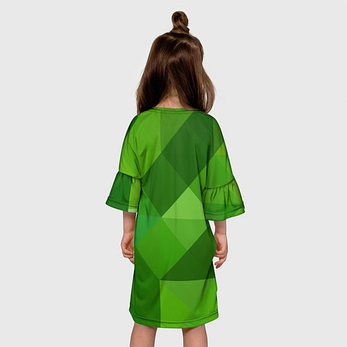 Детское платье Гольф на поле / 3D-принт – фото 4