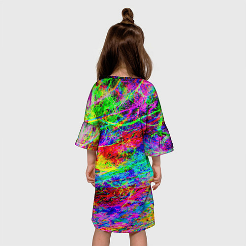 Детское платье Пожар в лесу / 3D-принт – фото 4