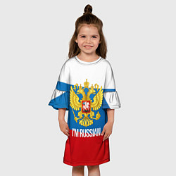 Платье клеш для девочки Im Russian, цвет: 3D-принт — фото 2