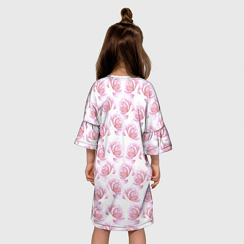 Детское платье Нежные розы - паттерн / 3D-принт – фото 4