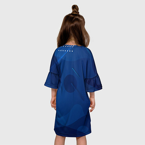 Детское платье Тоттенхэм хотспур Абстракция спорт / 3D-принт – фото 4